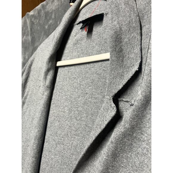 Lane Bryant Swing Cardigan Woman’s 22/24 Grey Open Front Lightweight Tunic Chic - Picture 8 of 9